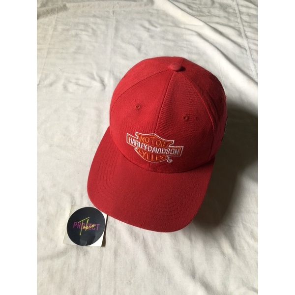 Topi Racing Vintage Simple Cap “Harley Davidson”