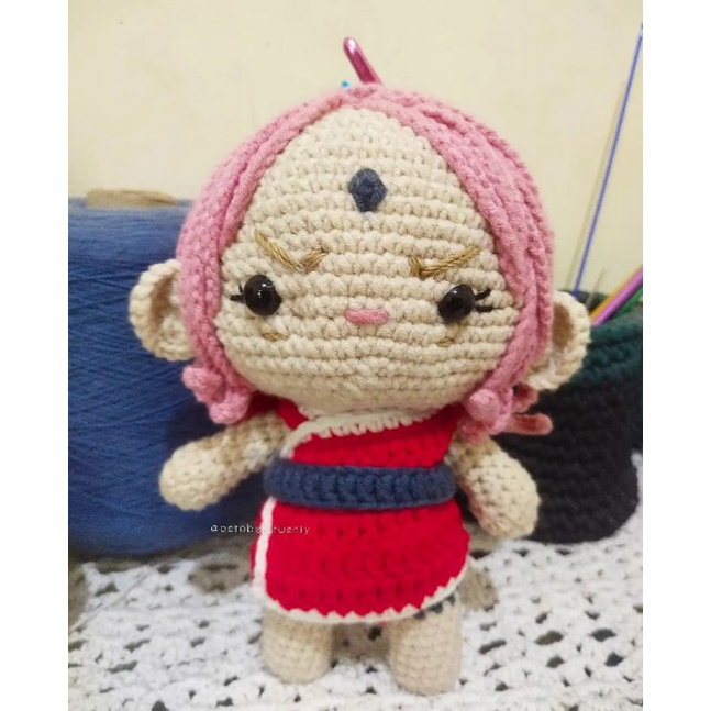 Boneka Amigurumi Karakter Anime