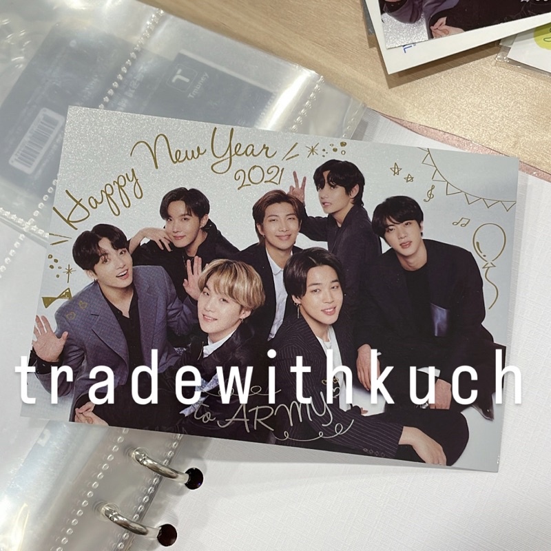 BTS japan official fanclub greeting card