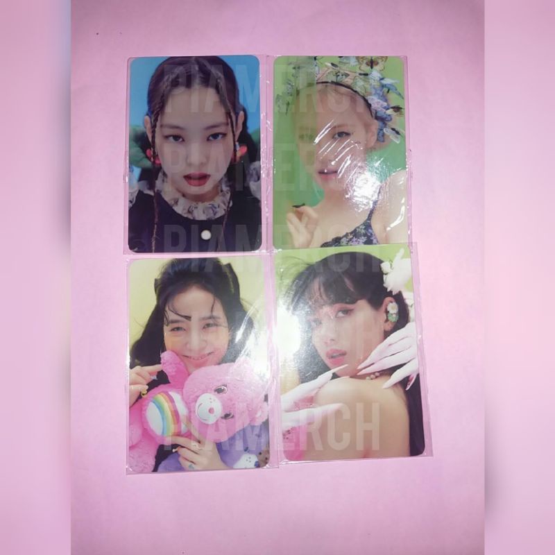 [OFFICIAL] PHOTOCARD JENNIE LISA JISOO ROSE BLACKPINK POB BENEFIT SEASON GREETINGS 2021