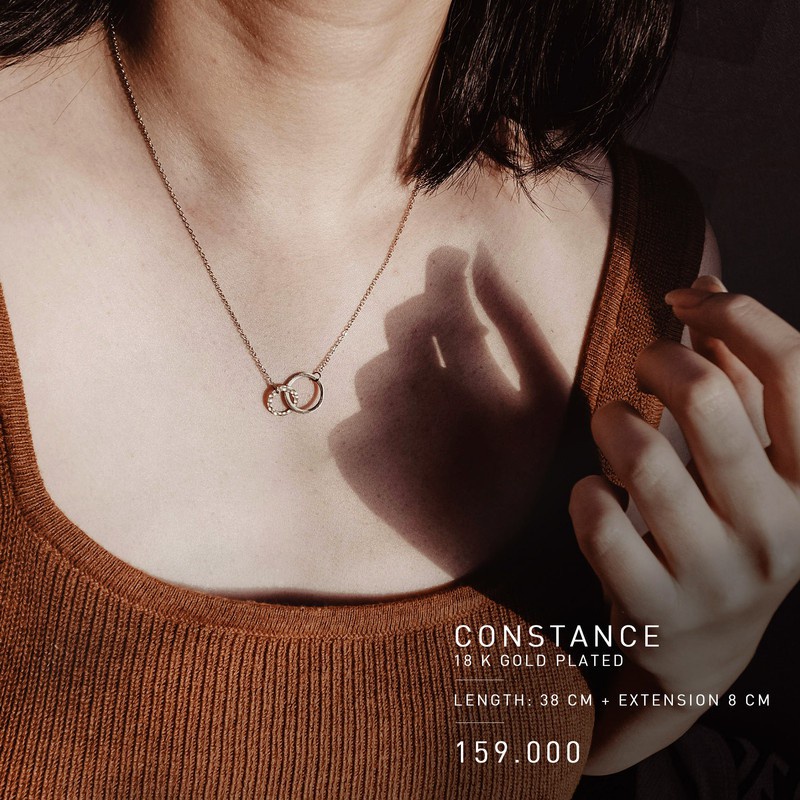 CONSTANCE NECKLACE (STAINLESS STEEL + 18K GOLD PLATED) - ANTI KARAT