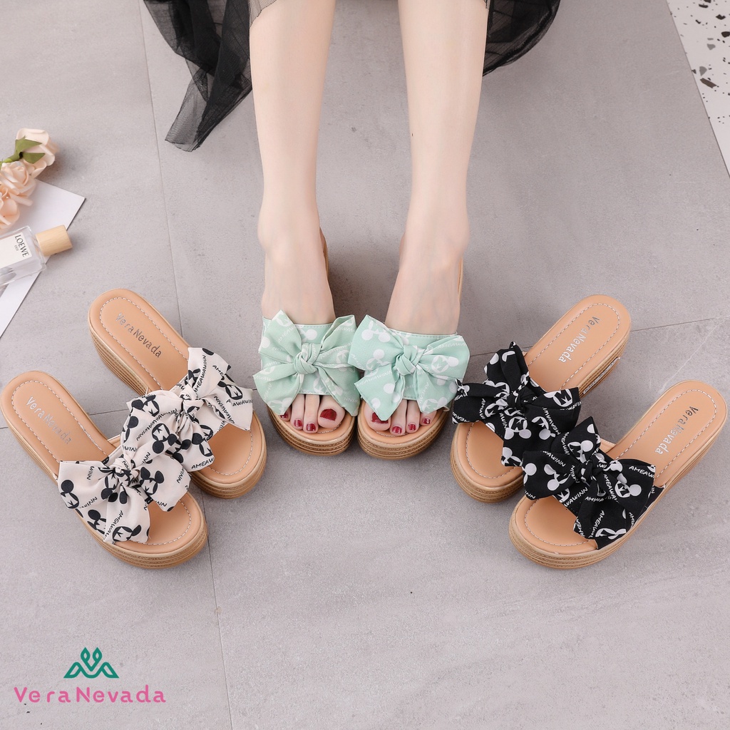 Vera Nevada Kayana Sandal Wedges Wanita VN1161