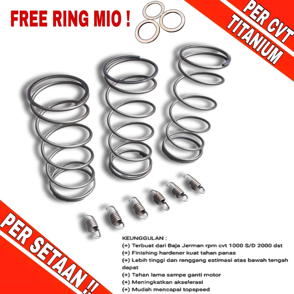 PER BAJA | PER SETAN PER CVT CUSTOM PER SENTRI PCX VARIO 125 150 NMAX AEROX LEXI BEAT Per cvt+centri