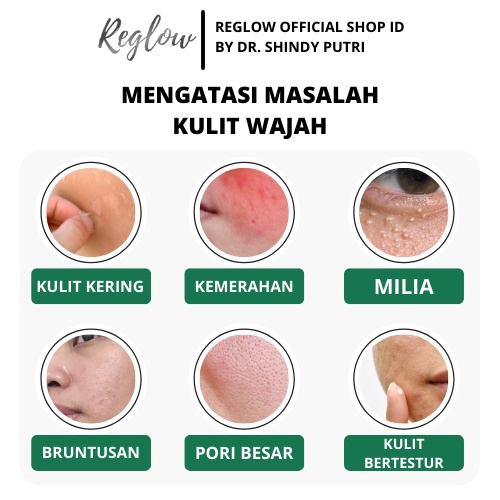 PAKET REGLOW Facial Wash Dan Toner Micellarwater Skincare Original dr. Shindy Putri Pembersih Pencerah Perawatan Wajah Glowing Penghilang Flek Hitam Jerawat Bruntusan Komedo Pori Besar