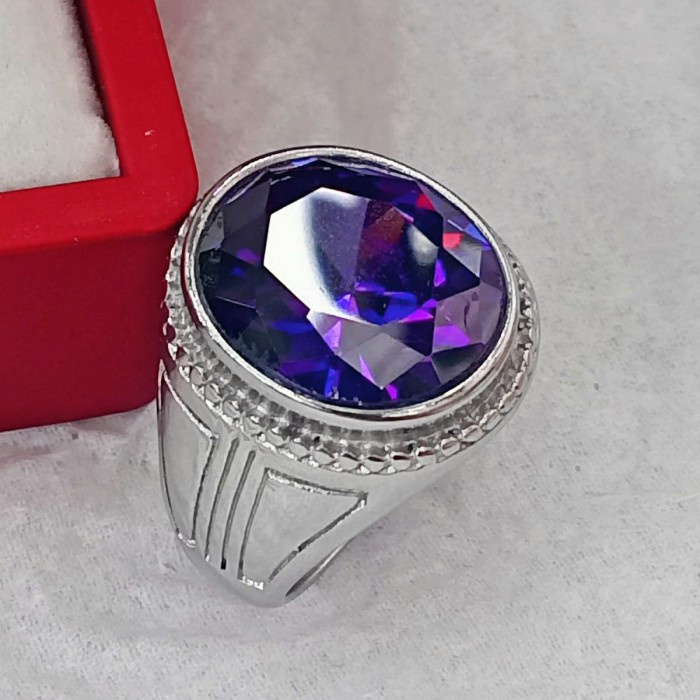 top CINCIN BATU NATURAL KECUBUNG BRAZIL ORI• SIZE KANTORAN - 7