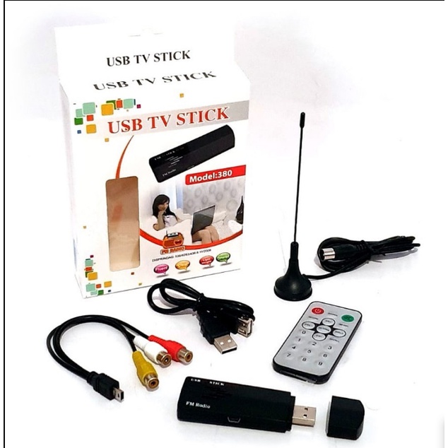 Gadmei TV Tuner USB Stick 380 - Hitam ( notebook / PC )