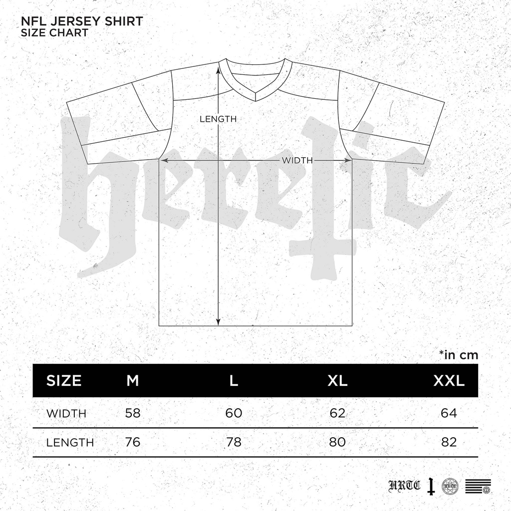 Heretic - NFL Jersey Shirt - Red Pentagram