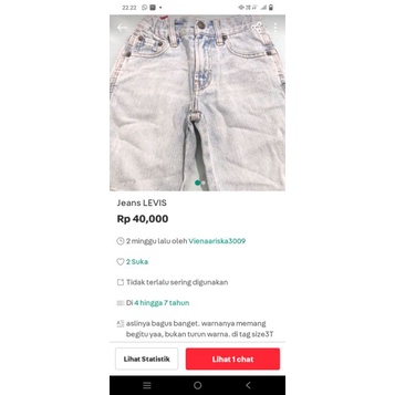 JEANS LEVIS ANAK LAKI LAKI