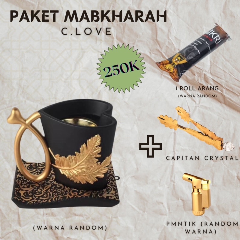 PAKET Mabkharah Besar Lengkap || Mabkharah Tempat Dupa Buhur