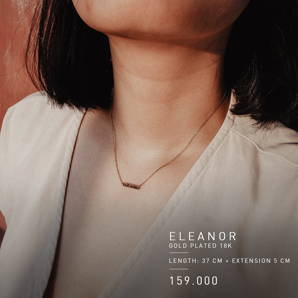 PREMIUM ELEANOR NECKLACE (STAINLESS STEEL + 18K GOLD PLATED) - ANTI KARAT