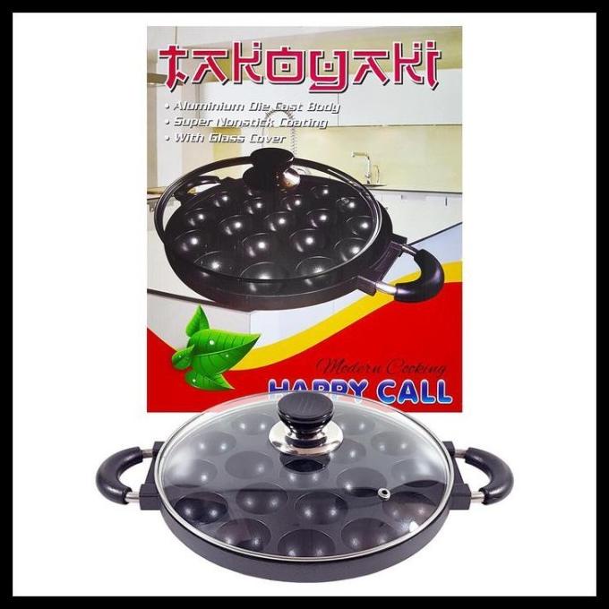 SALE NOW CETAKAN KUE TAKOYAKI 19 LUBANG HAPPYCALL HC PENGIRIMAN CEPAT