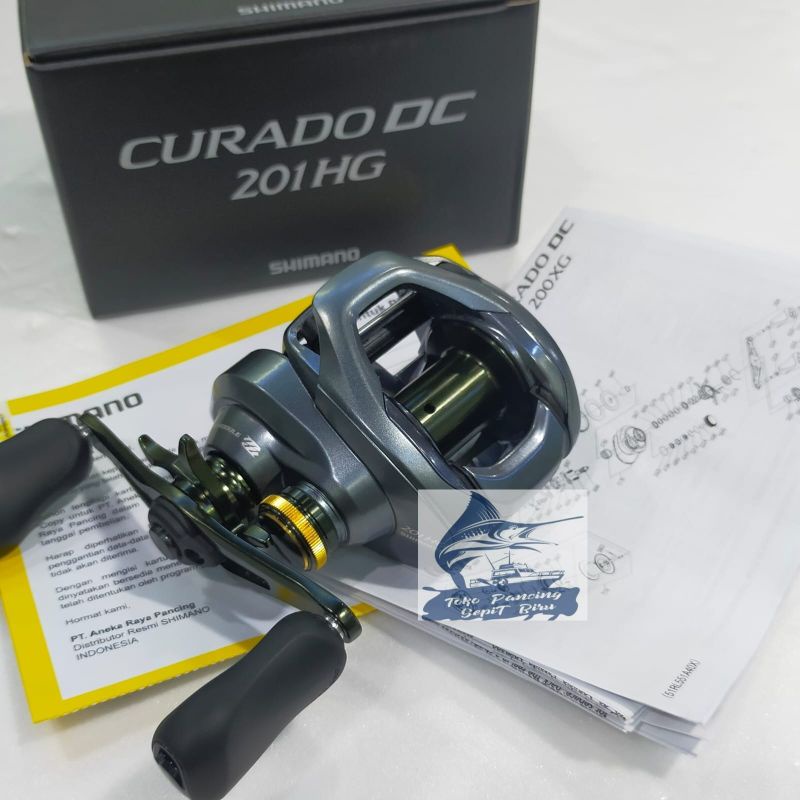 REEL BC SHIMANO CURADO DC 201HG LEFT HANDLE NEW 2022