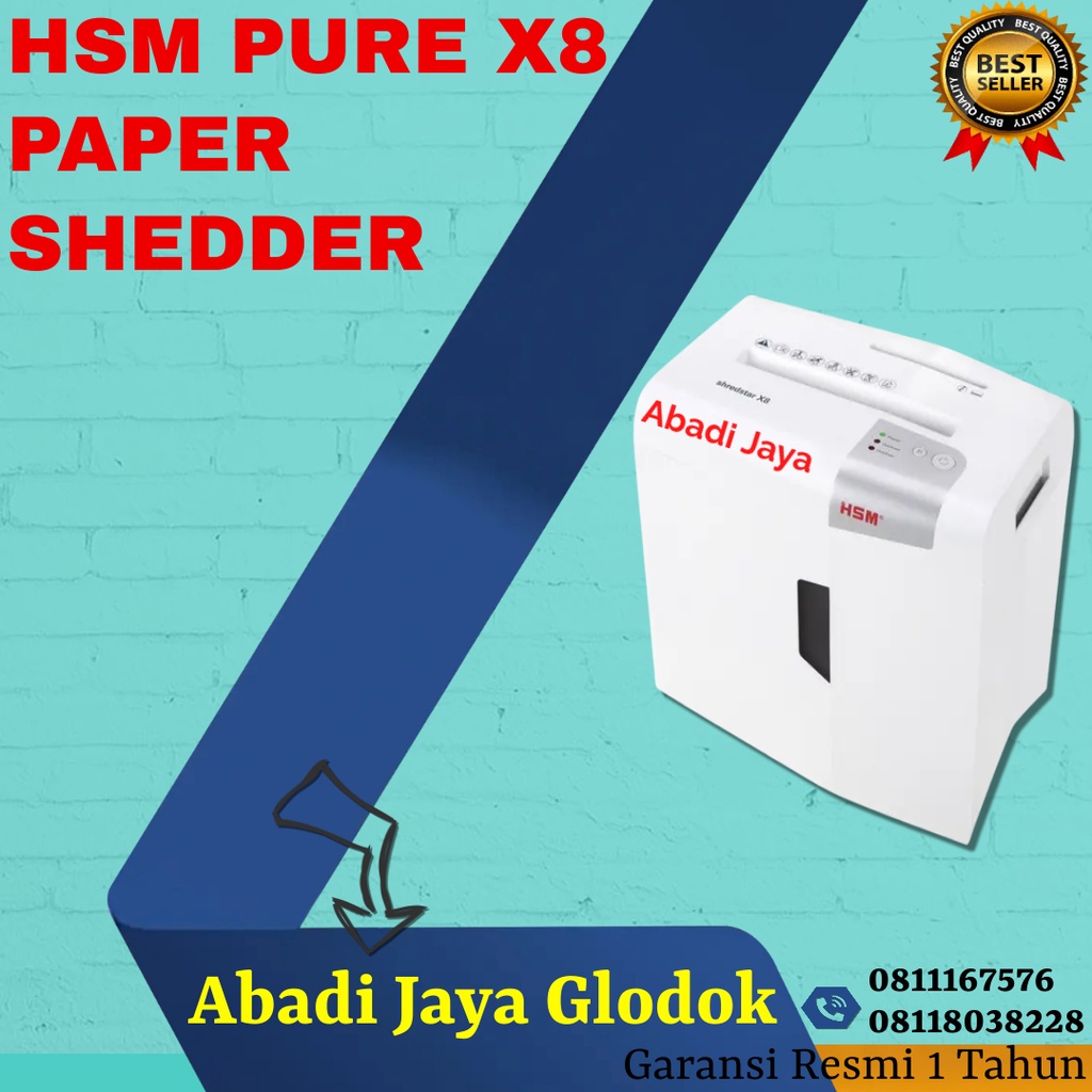 

HSM PURE X8 PAPER SHEDDER