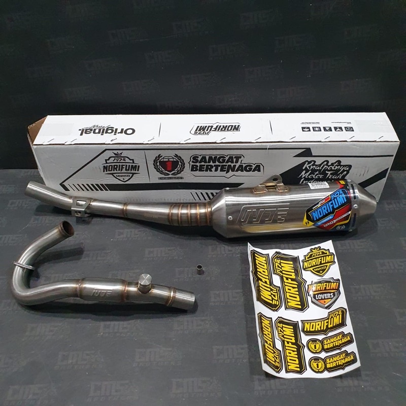 Knalpot Norifumi Gridz Kompetisi Yamaha WR155 WR 155 Original