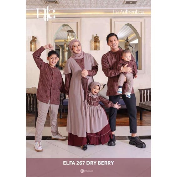SARIMBIT ELFA 267 DRY BERRY / KAGUMI 271 / KAHFI 244 / KAGUMI KIDS 128 / KAHFI KIDS 175 / TERBARU / 