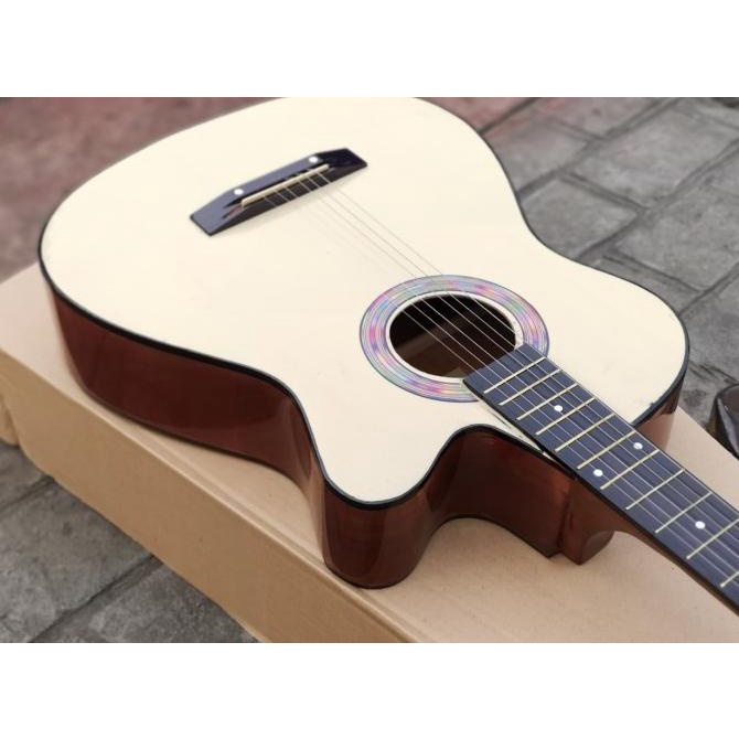 Gitar murah Akustik cutway natural bandung
