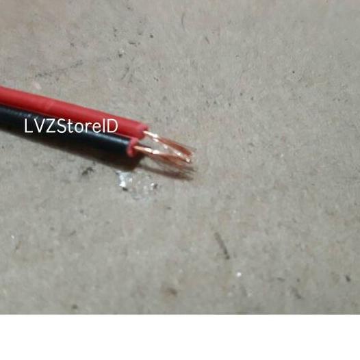 KABEL SERABUT AWG 24 MERAH HITAM 1 ROLL