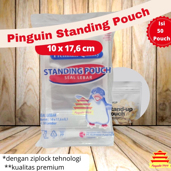 PALING BAIK!!! Standing Pouch 10x17 Seal Lebar(50 pcs)