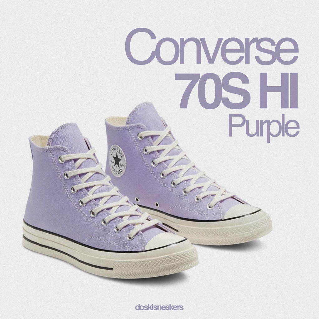 Converse 70S HI Purple 100% Original BNIB Sepatu Converse Original Sepatu Converse Ori Sepatu Conver