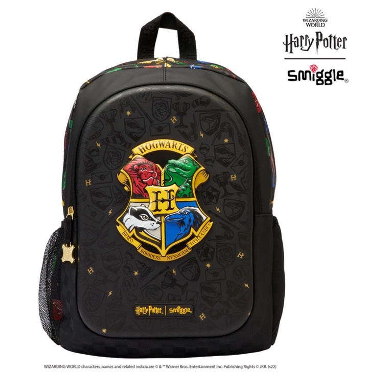 Sale: Smiggle Tas Backpack Harry Potter Series Black Original