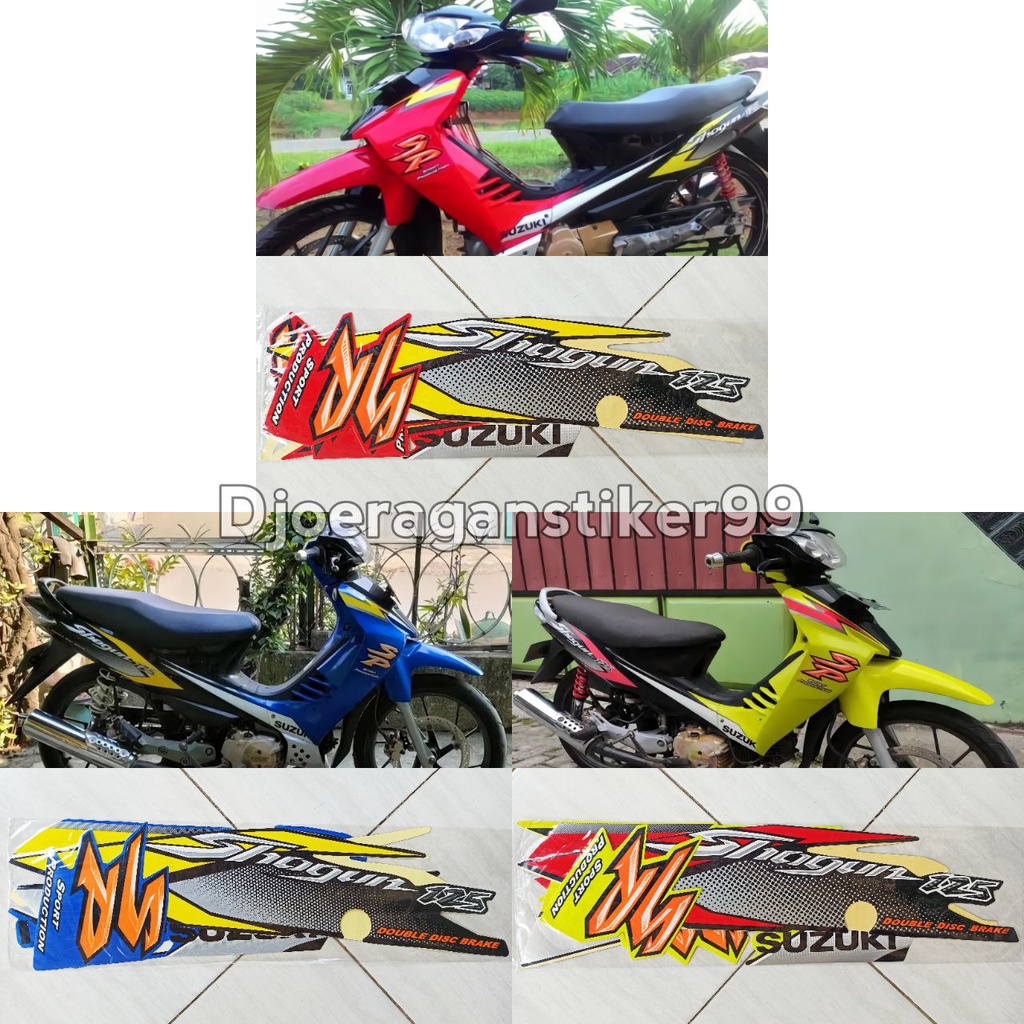 Stiker Striping Lis Polet Shogun SP 2006, Striping Suzuki Shogun SP 2006, Stiker Motor Shogun SP