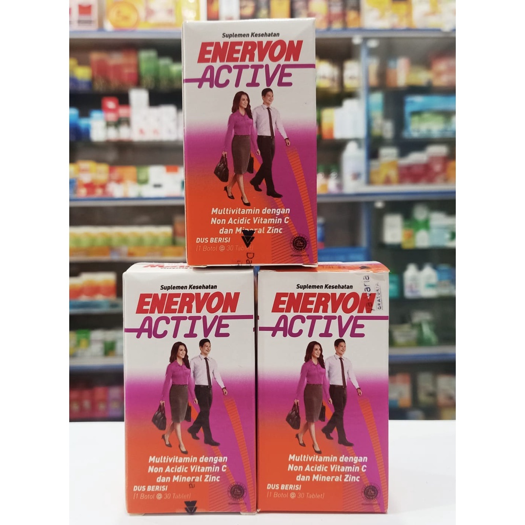 Enervon Active Isi 30 Tablet Multivitamin dan Daya Tahan Tubuh