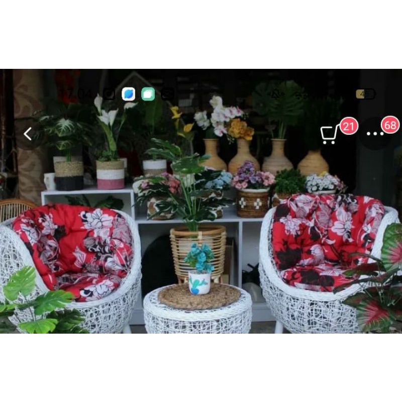 KURSI TERAS BREKELE ROTAN SINTETIS