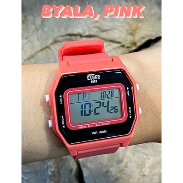 JAM TANGAN WANITA ORIGINAL EIGER89 BYALA WATCH DIGITAL