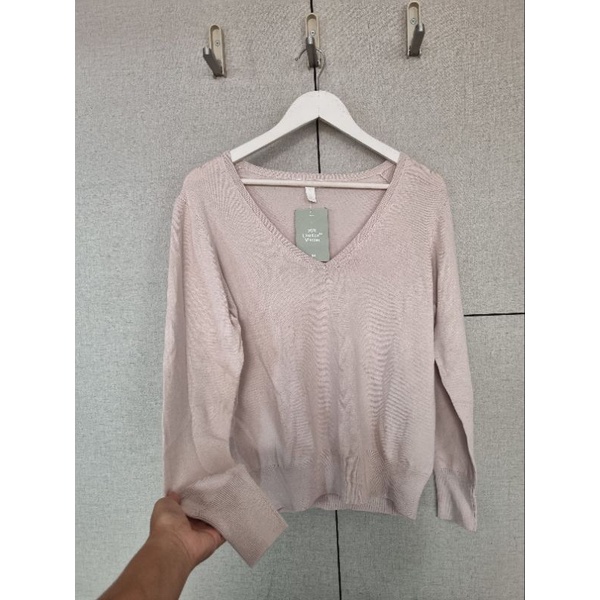 Hnm Sweater Rajut Vneck Sale