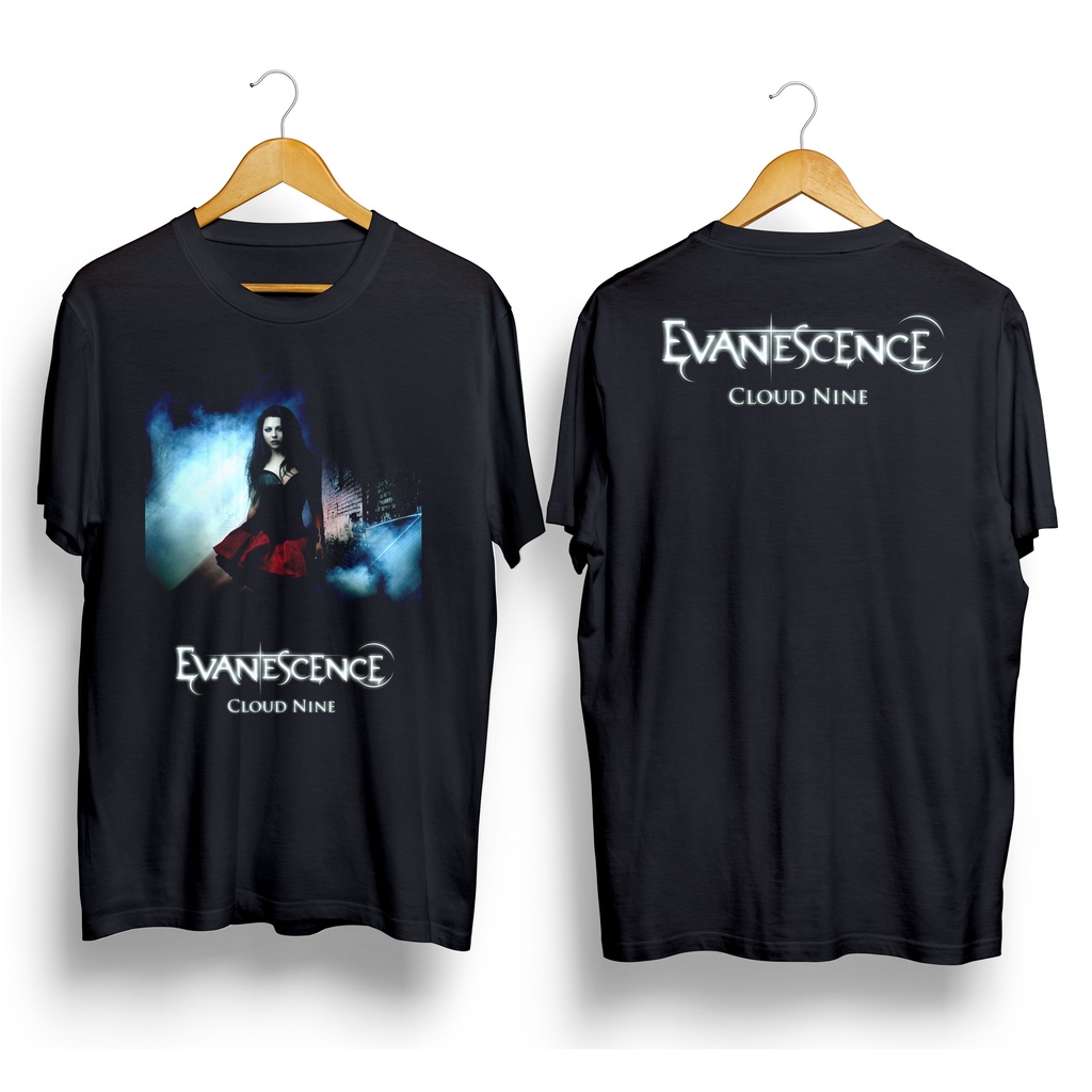 Kaos Band EVANESCENCE CLOUD NINE Premium Tshirt Evanescence, Kaos band evanescence, kaos music, kaos