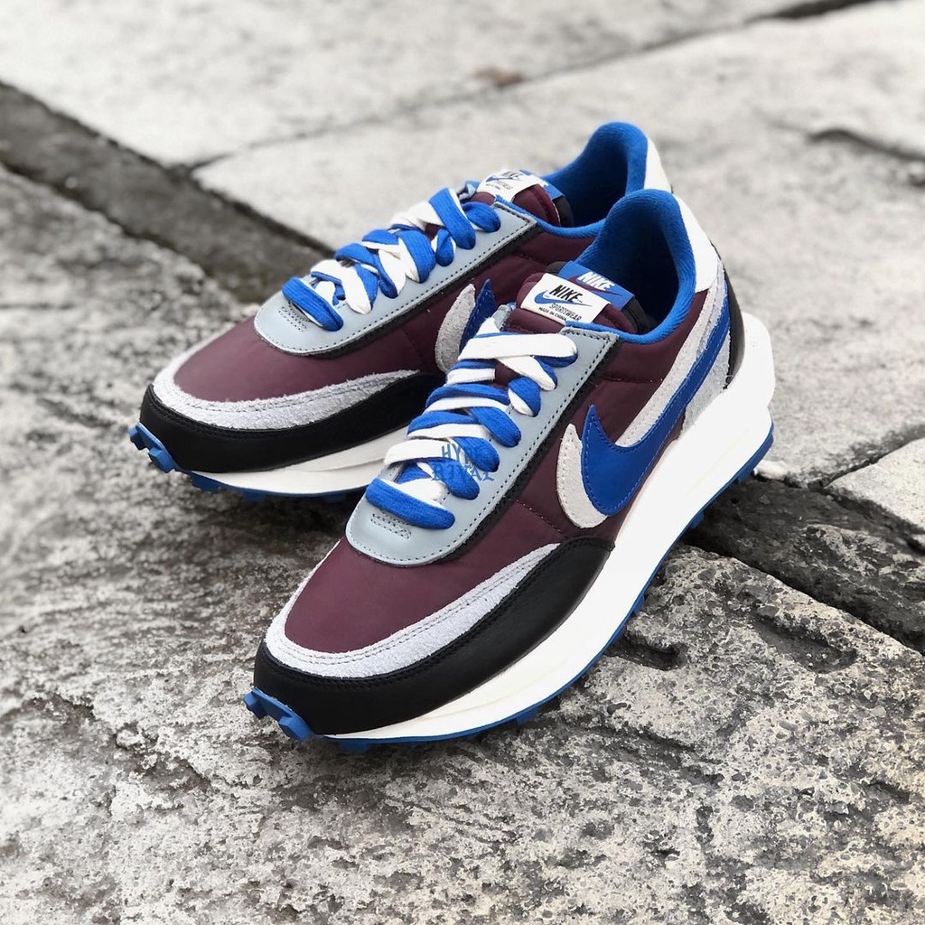 Nike x Sacai x Undercover LD Waffle Night Maroon