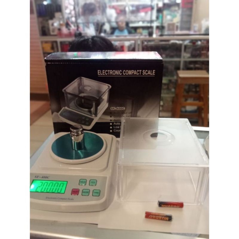MH80TIMBANGAN DIGITAL/ELECTRONIK COMPACT SCALE KAPASITAS (500G/0.01G)/TIMBANGAN ELEKTRONIK COMPACT SCALE SF-400C