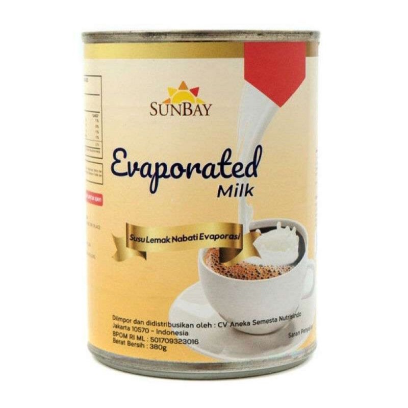 

SUNBAY EVAPORATED MILK 380 GRAM