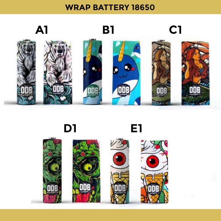 Wrap Baterai 18650