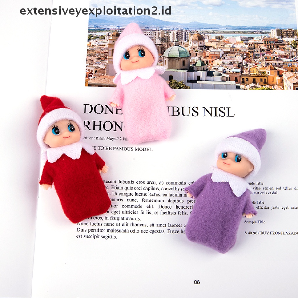 Mainan Boneka Bayi Elf Ukuran 8cm Untuk Aksesoris Rumah Boneka