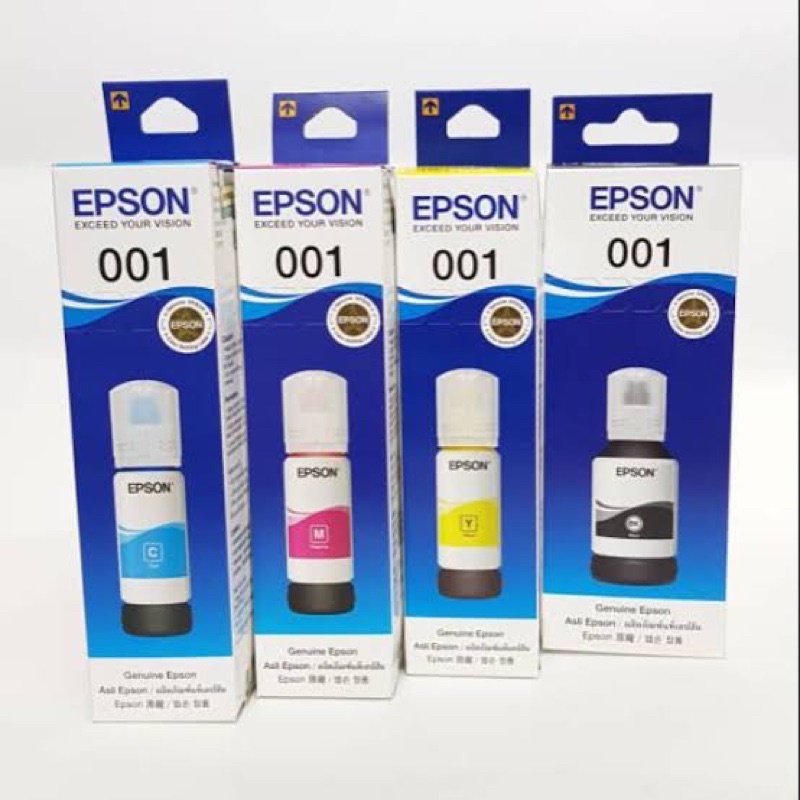 Tinta Epson 001 black, cyan, yellow, magenta