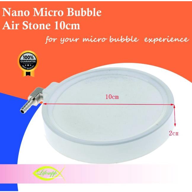 Nano Micro Air Stone Bubble Batu Airator Aerasi Bulat 10 cm