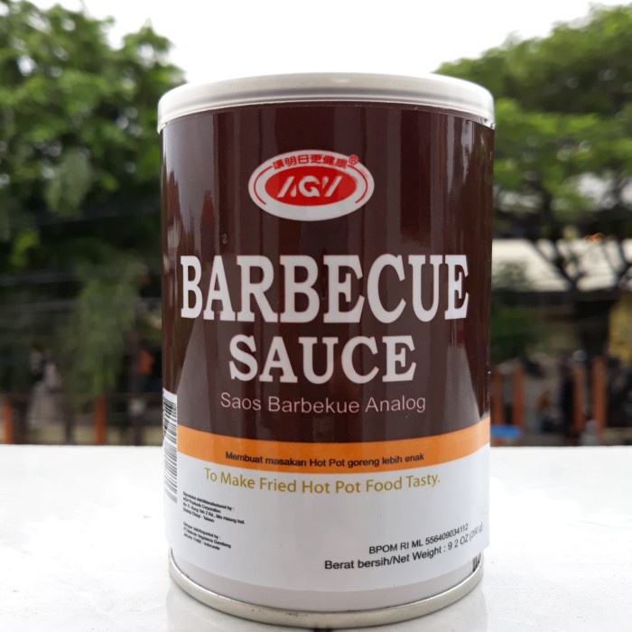 

SAUS BBQ ANALOG / BARBECUE SAUCE VEGETARIAN AGV 260 GR