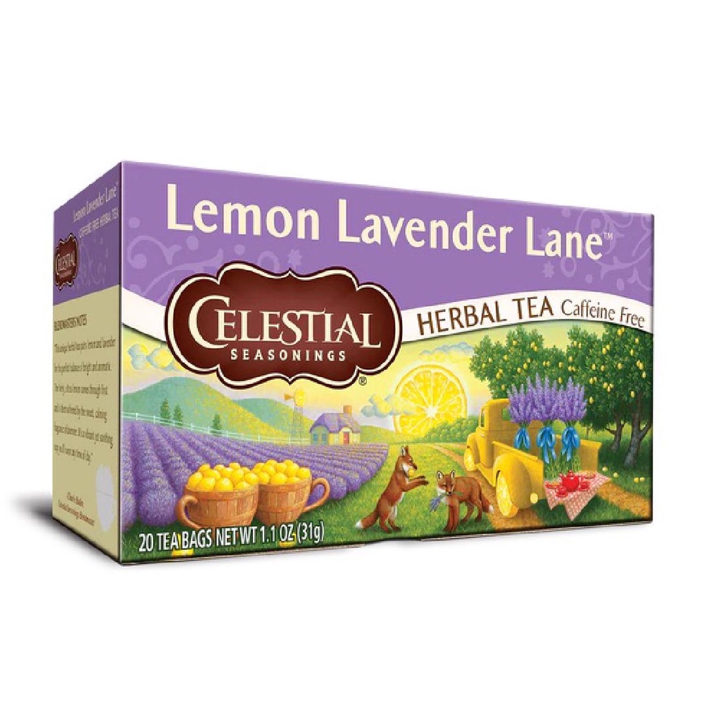 Celestial Seasonings Lemon Lavender Lane Herbal Tea 20s x 1.55gr