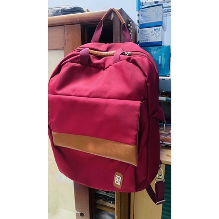 tas ransel threerey original preloved(bonus tas pouch)