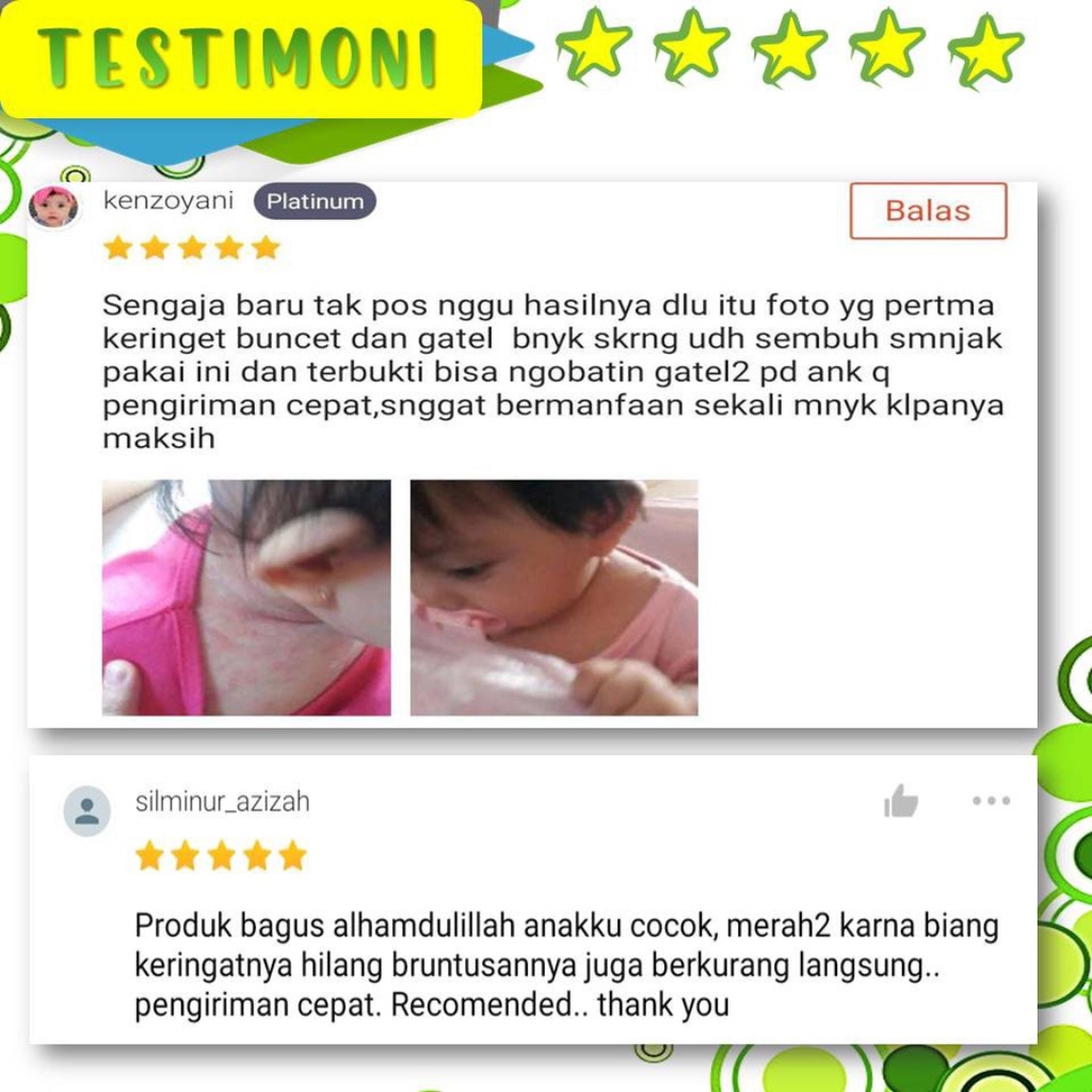 Baby &amp; Kids Care Oil Abyaz Minyak Oles Obat Herbal Alami Penutrisi Pelembab Penghalus Tubuh Atasi Bruntusan Dermatitis Gatal Alergi