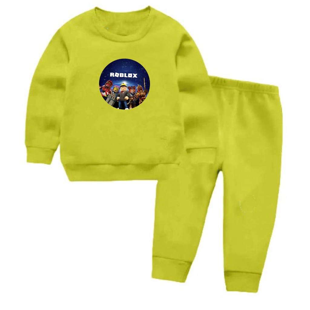 Setelan Sweater Anak Roblok Basic Oblong