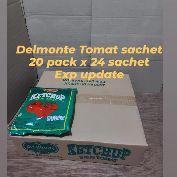 

DELMONTE KETCHUP TOMATO SAUCE SAUS TOMAT SACHET DUS-AN / KARTON