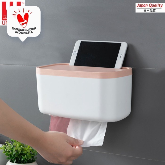 LT- BKT188 Tempat TISSUE TOILET Gantung / Box kotak TISU Gulung WC TEMPEL