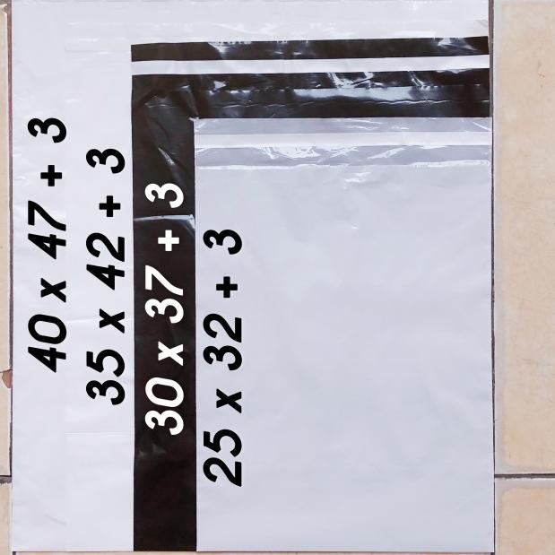 

plastik packing POLYMAILER 40x50 0.4 100 lembar plastik lem - Hitam