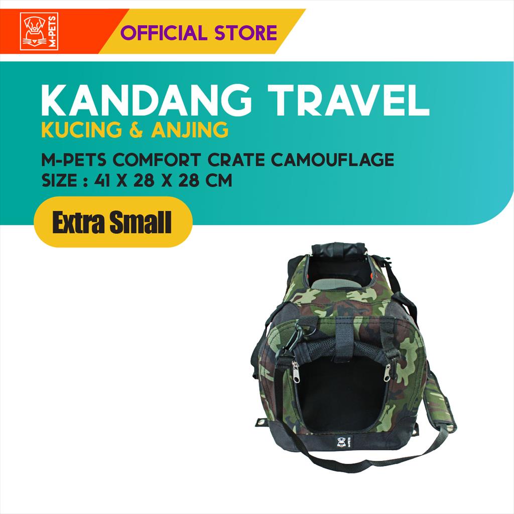 M-Pets Comfort Crate Size XS / Kandang Travel Rangka Besi