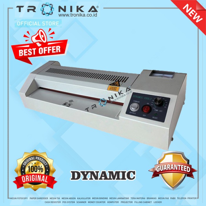 Mesin Laminating Dynamic 330LT Garansi Resmi