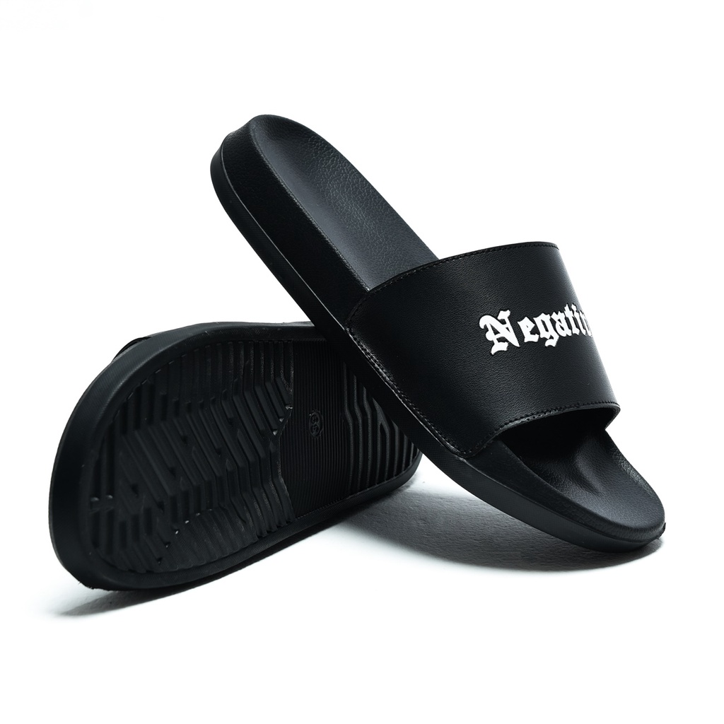 TIMEBOMB SANDAL | EMBOSS | SLIPPERS SLIDE | SLIPPERS | SANDAL UNISEX | TIPE2 (NEGATIVE PLEASURE)