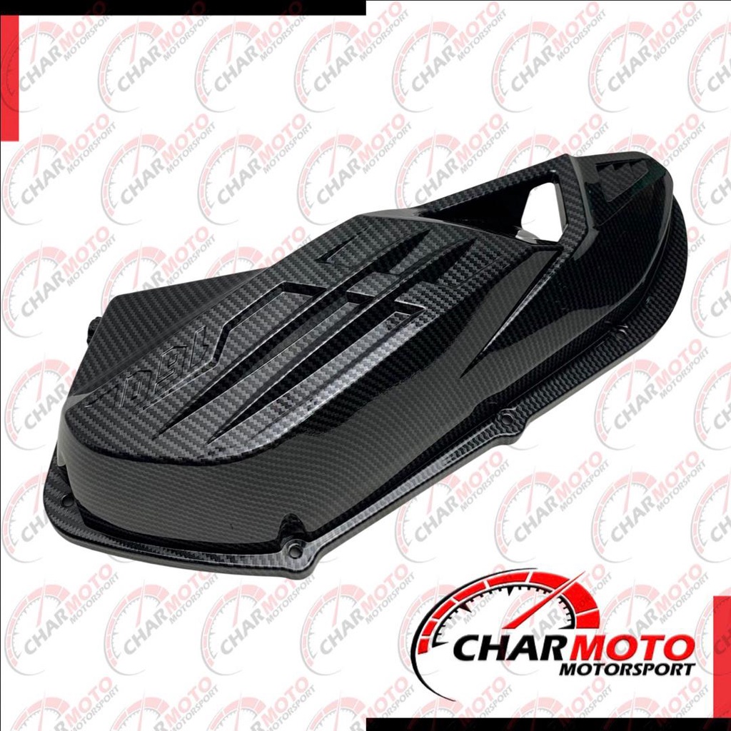 Cover Tutup Hawa Honda Vario160 Karbon Carbon Nemo Original PNP - Charmoto