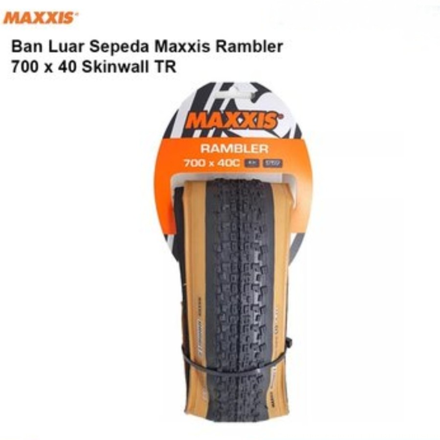BAN LUAR MAXXIS RAMBLER 700X40C SKINWALL KEVLAR